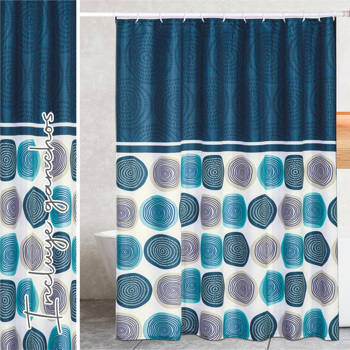 Colchas Concord Mauren Cortina DE BAÑO Mauren