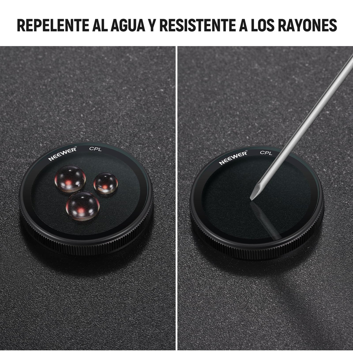 NEEWER Filtro CPL Dashcam Compatible con VIOFO A229/A139/A139Pro/T130/WM1, Accesorios Filtro Polarizador Circular Dash CAM, Reduce Reflejos y Deslumbramiento/Mejora el Contraste/Vidrio Óptico HD