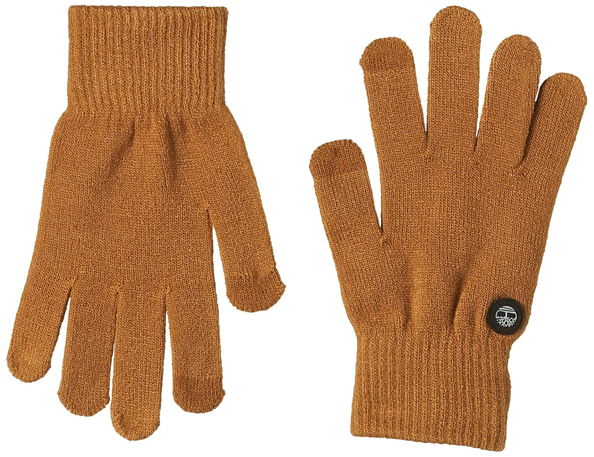 Timberland Guante mágico para hombre con tecnología de visualización táctil - Talla Única - Amarillo