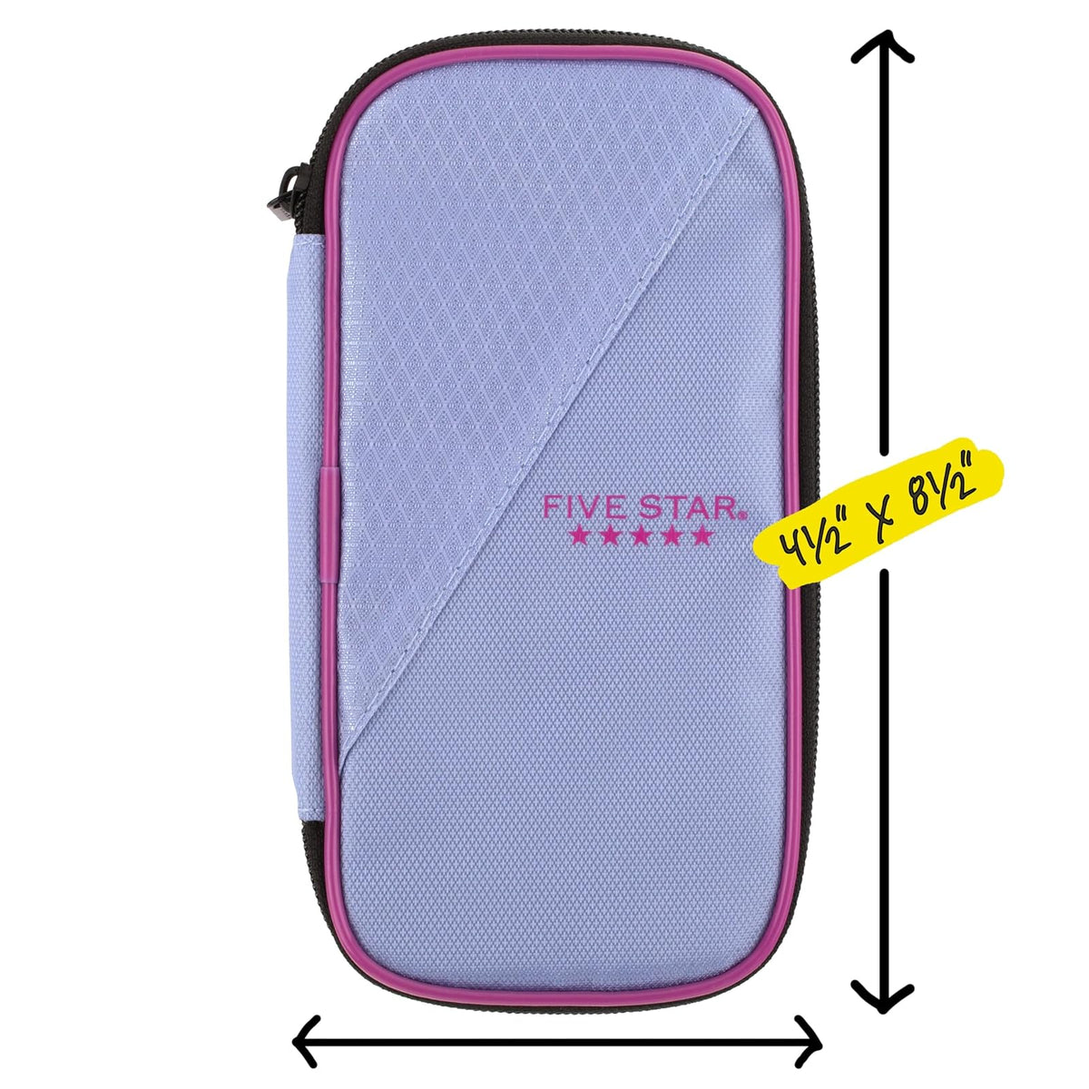 Five Star Estuche para Lápices de Alta Capacidad con Cierre Seguro