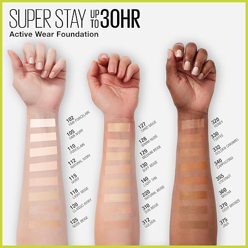 Maybelline Base de Maquillaje Superstay, Full Coverage, 312 Golden Dore, 30 ml