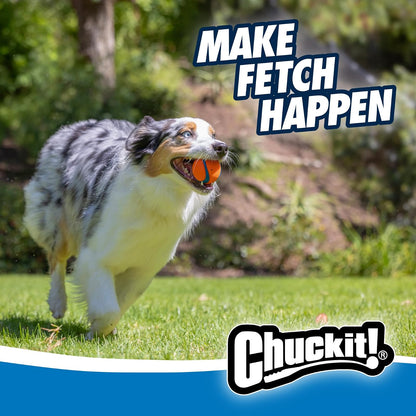 Chuckit! Fetch Ball Medley, Mediano, Bola para Perro, Paquete de 3, Bolas Ultra, Fetch y Resistentes Incluidas