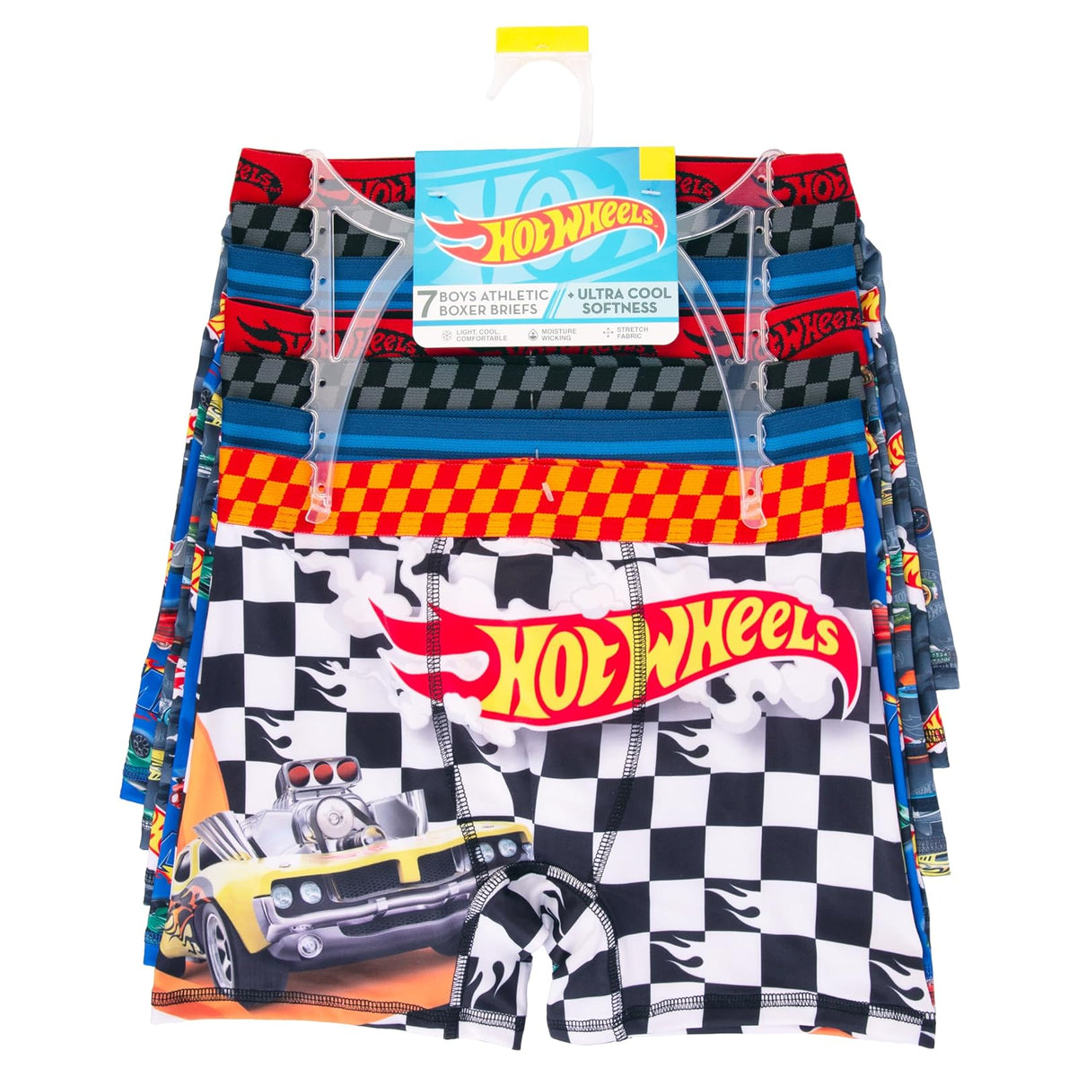 Hot Wheels Boxerbriefs and Briefs Available in Sizes 2/3t, 4t, 4, 6, 8 and 10 Ropa Interior de Hombres Niños