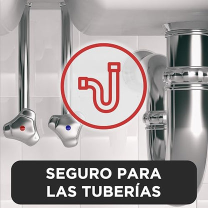 Drano Max Gel Destapacaños Líquido para Lavabo y Regadera, 2.3 L
