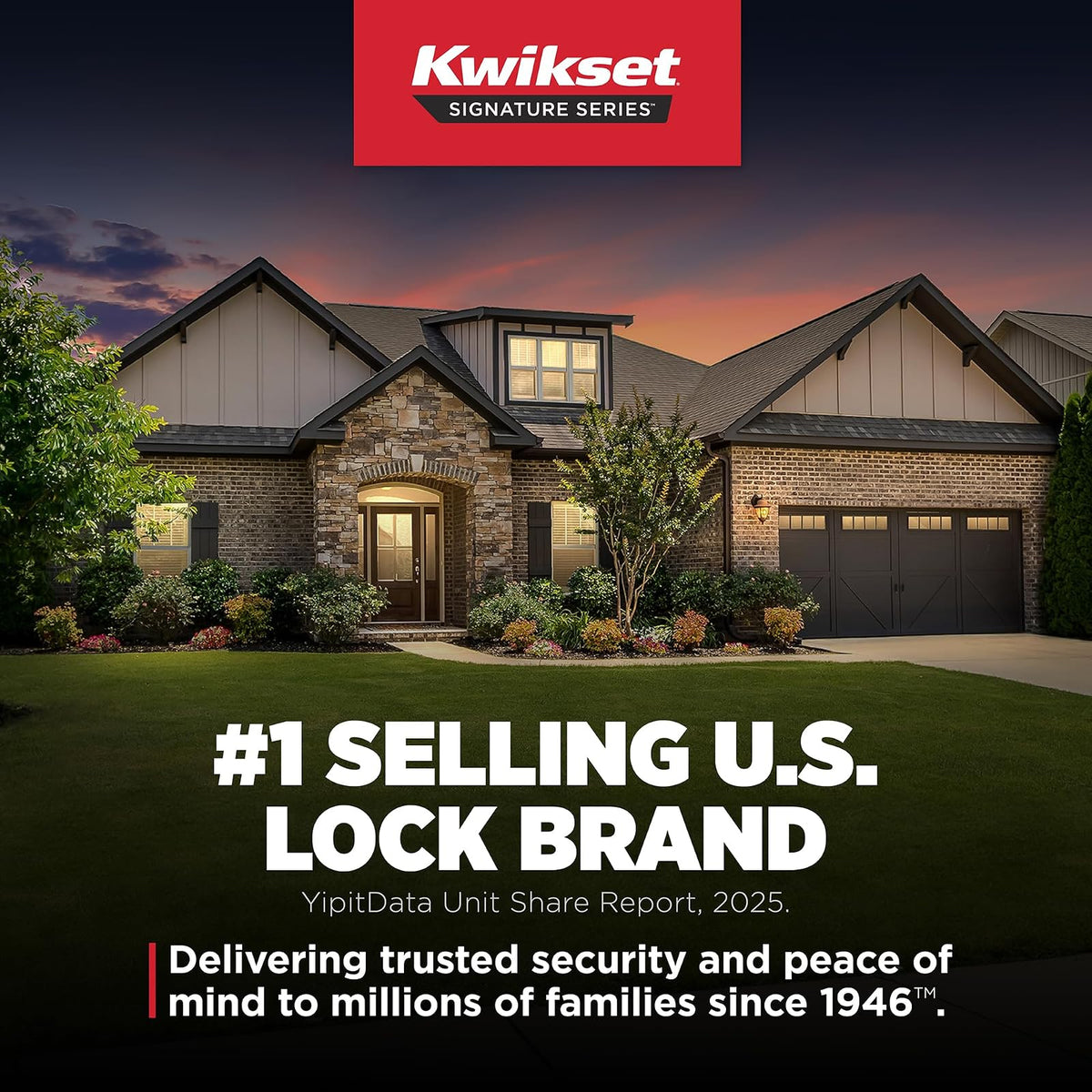 Kwikset Midtown - Cerradura de cerrojo para puerta de entrada frontal con llave, color negro mate, con seguridad SmartKey Rekey resistente a la selección, tornillo muerto de un solo cilindro, con
