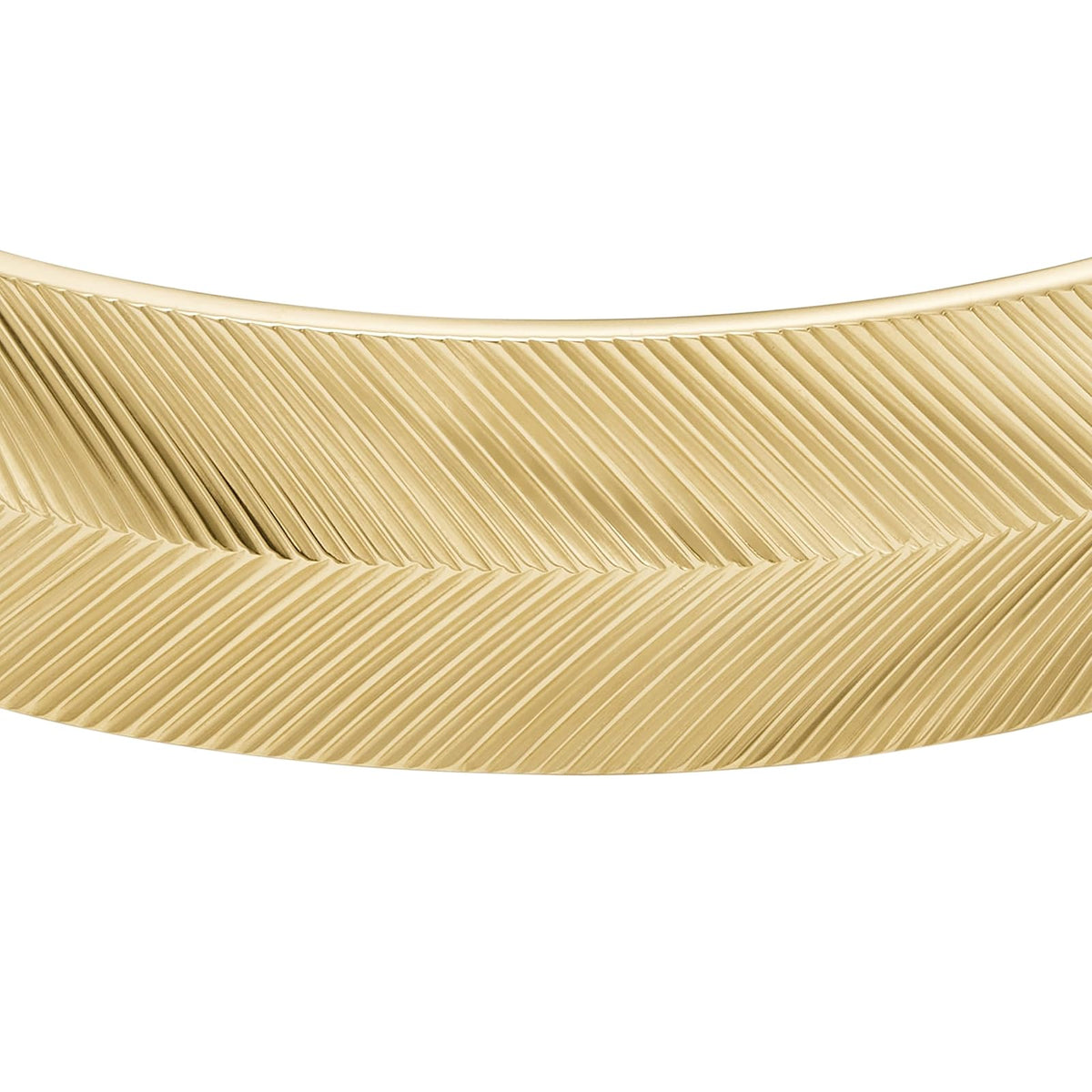Fossil Women's Stainless Steel Gold-Tone Bangle Bracelet