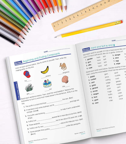 Spectrum Word Study and Phonics, Grade 3: Volume 82