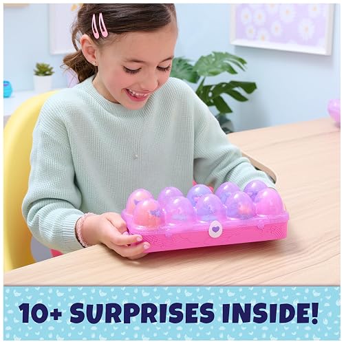 HATCHIMALS Alive, cartón con 5 Minifiguras en Huevos Que se rompen Solos y 11 Accesorios, Juguetes para niños