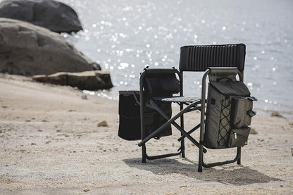 Picnic Time 807-00-679-000-0 Silla Plegable, Color Negro
