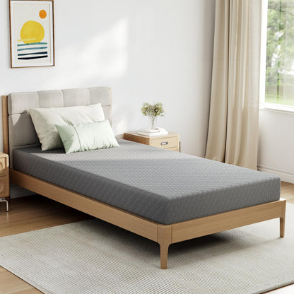 Novilla Colchón de Espuma Viscoelástica, Certificado CertiPUR-US - Gris - Twin XL - 5 pulgadas