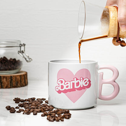 Zak Designs Taza Cerámica Barbie para Bebidas Calientes 15 Onzas