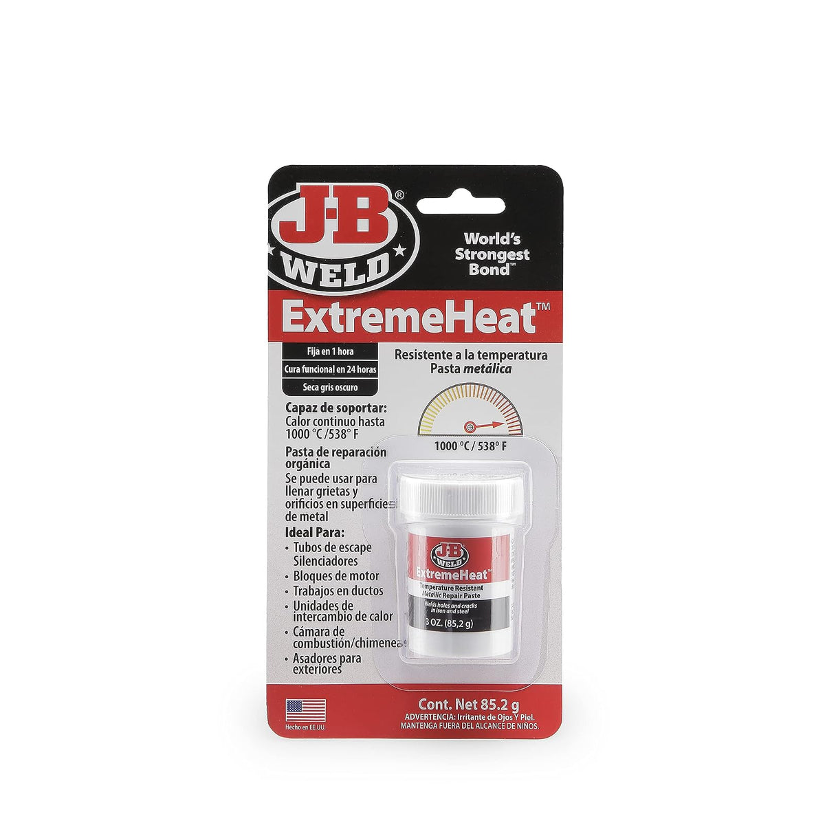 JB Weld Oficial Pasta para Temperaturas Extremas 37901SPA 85.2gr