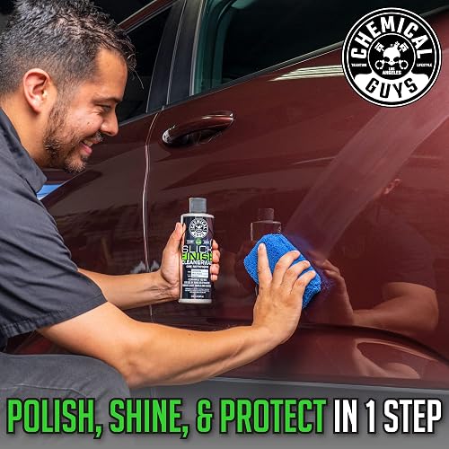 Chemical Guys WAC20616SW Slick Finish Cleaner Cera Limpiadora de Pintura con Carnauba, 473 ml