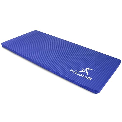 ProsourceFit Extra Thick Yoga Knee Pad and Elbow Cushion 15mm (5/8”) Fits Standard Mats for Pain Free Joints in Yoga, Pilates, Floor Workouts