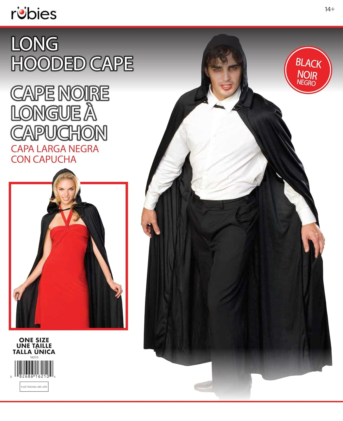 Rubie's Men's Full Length Hooded Cape Costume Accessory
