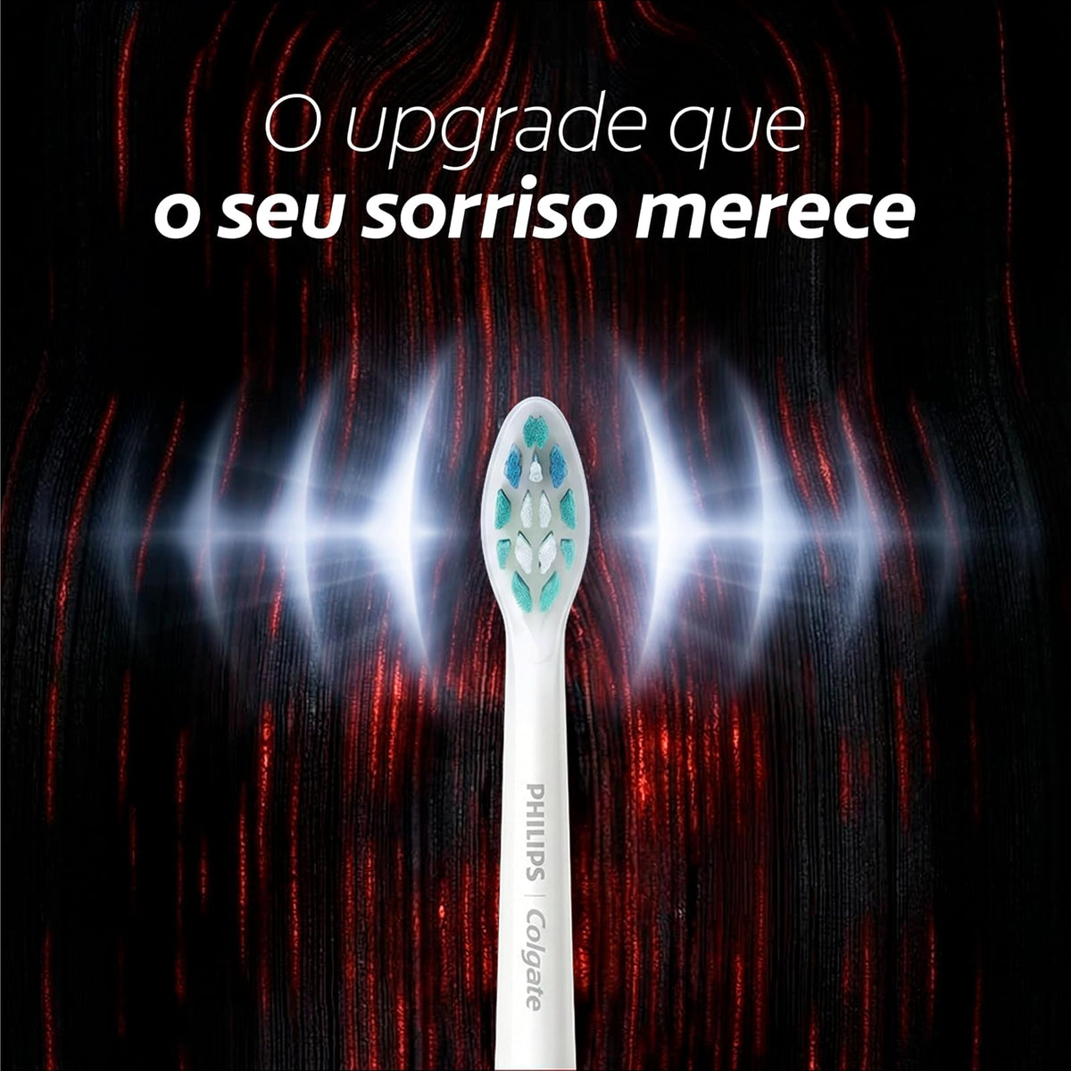 Philips Colgate Cepillo de Dientes Eléctrico SonicPro Clean & Sensitive 35 | Remueve 500% más placa, 2 modos de cepillado
