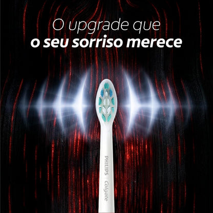 Philips Colgate Cepillo de Dientes Eléctrico SonicPro Clean & Sensitive 35 | Remueve 500% más placa, 2 modos de cepillado