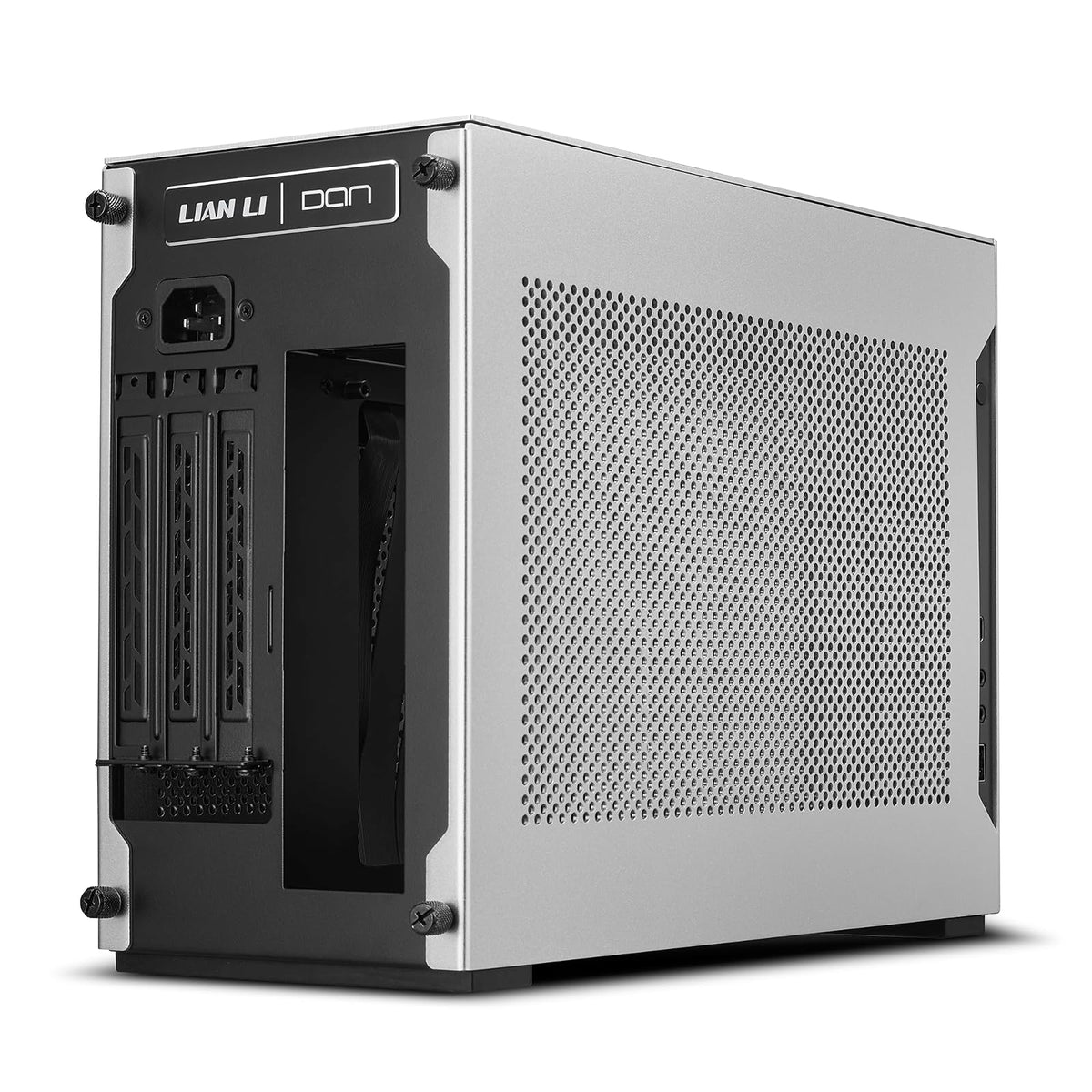 Lian Li A4-H2OA5 Mini-ITX Funda para PC, GPU de Montaje Triple Ranura, Exterior de Aluminio e Interior de Acero SPCC, AIO de 240 mm, diseño sándwich SFX, PCIe 5.0, Compatible con PSU SFX/SFX-L