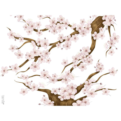 Tervis Vaso con tapa para transporte (709,7 ml, transparente), Cherry Blossom, 24 oz