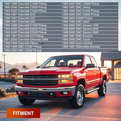 Nilight Interruptor de señal de giro Compatible con 1995 1996 1997 1998 1999 C1500 K1500 pick Tahoe Mounts C1500 K1500 pick zukon 1995-2000 Chevy C2500 K2500 K3500 C15000 C11111 500 K2500 pasacables
