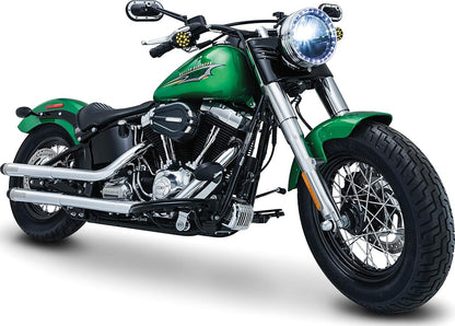 Kuryakyn 1224 Accesorio de Acento para Moto: Tapas de Eje Delantero para Motocicletas Harley-Davidson 1980-2019, Cromo, 1 par
