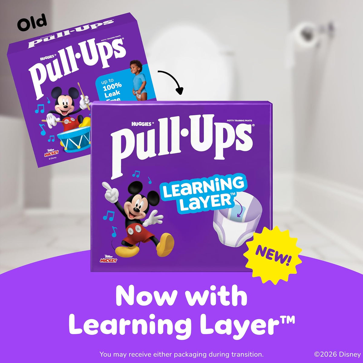 Pull-Ups Boys' Potty Training Pants Training Underwear Size 4, 2T-3T, 23 Ct