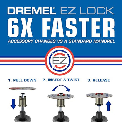 Dremel 710-08 Kit de accesorios de todo propósito para herramienta giratoria, 160 piezas, 710-08, Set de accesorios, 1