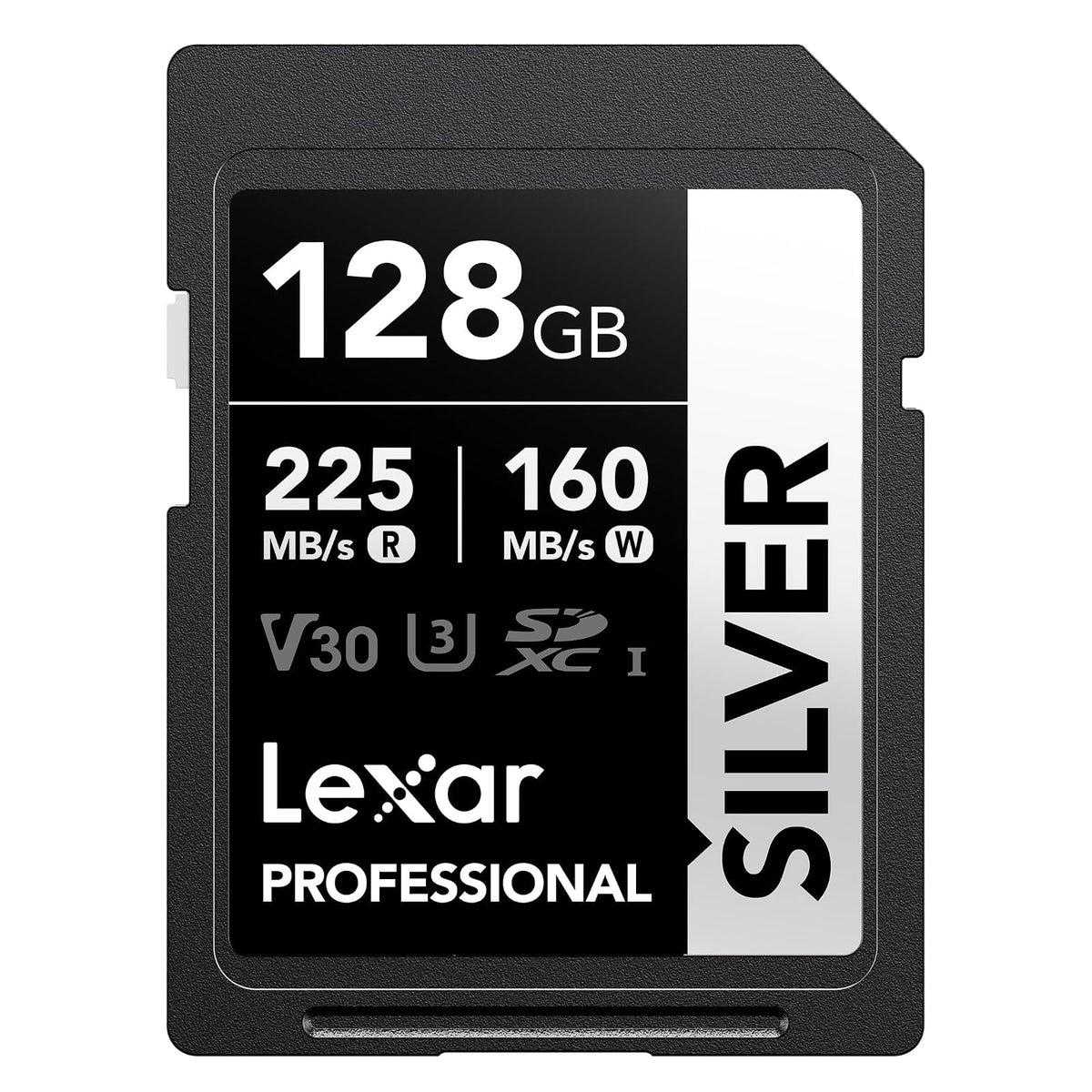 Lexar - Tarjeta SD Profesional de 128 GB, UHS-I, C10, U3, V30, 4K, Tarjeta de Memoria SDXC de hasta 205/140 MB/s, para fotógrafo Profesional, videógrafo, Entusiasta (LSDSILV128G-BNNNU)