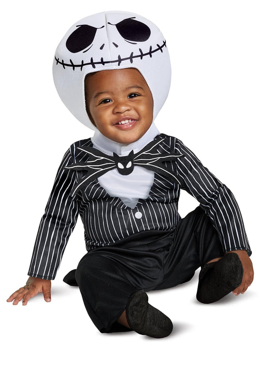 Disguise Disney Jack Skellington Nightmare Before Christmas - Disfraz de bebé para niño, negro, (12-18 meses)