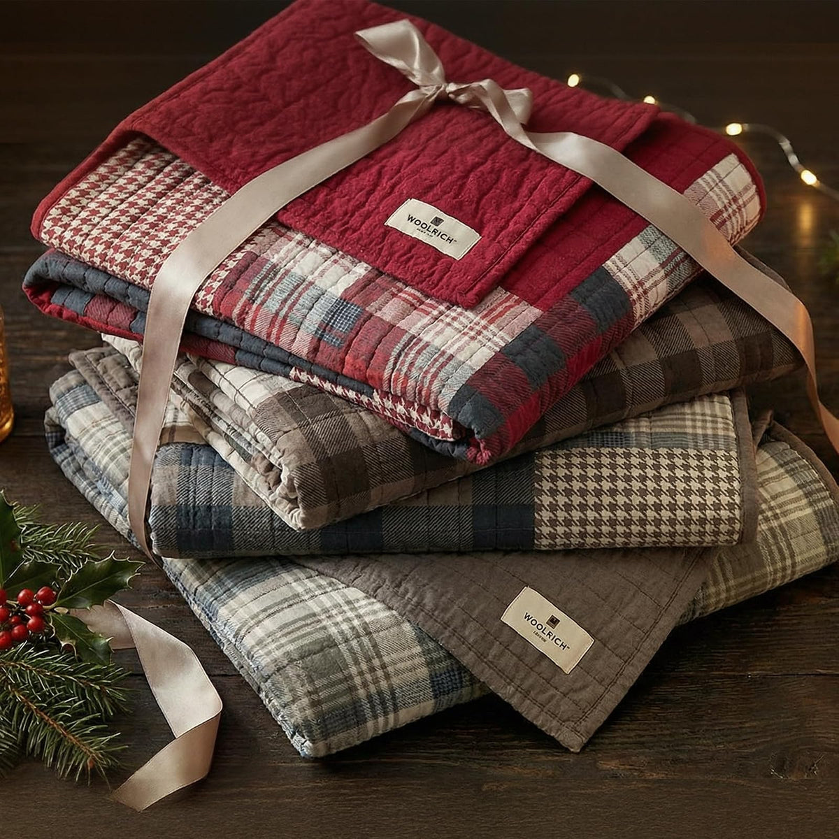 Woolrich WR50-1782 Throw, Tan