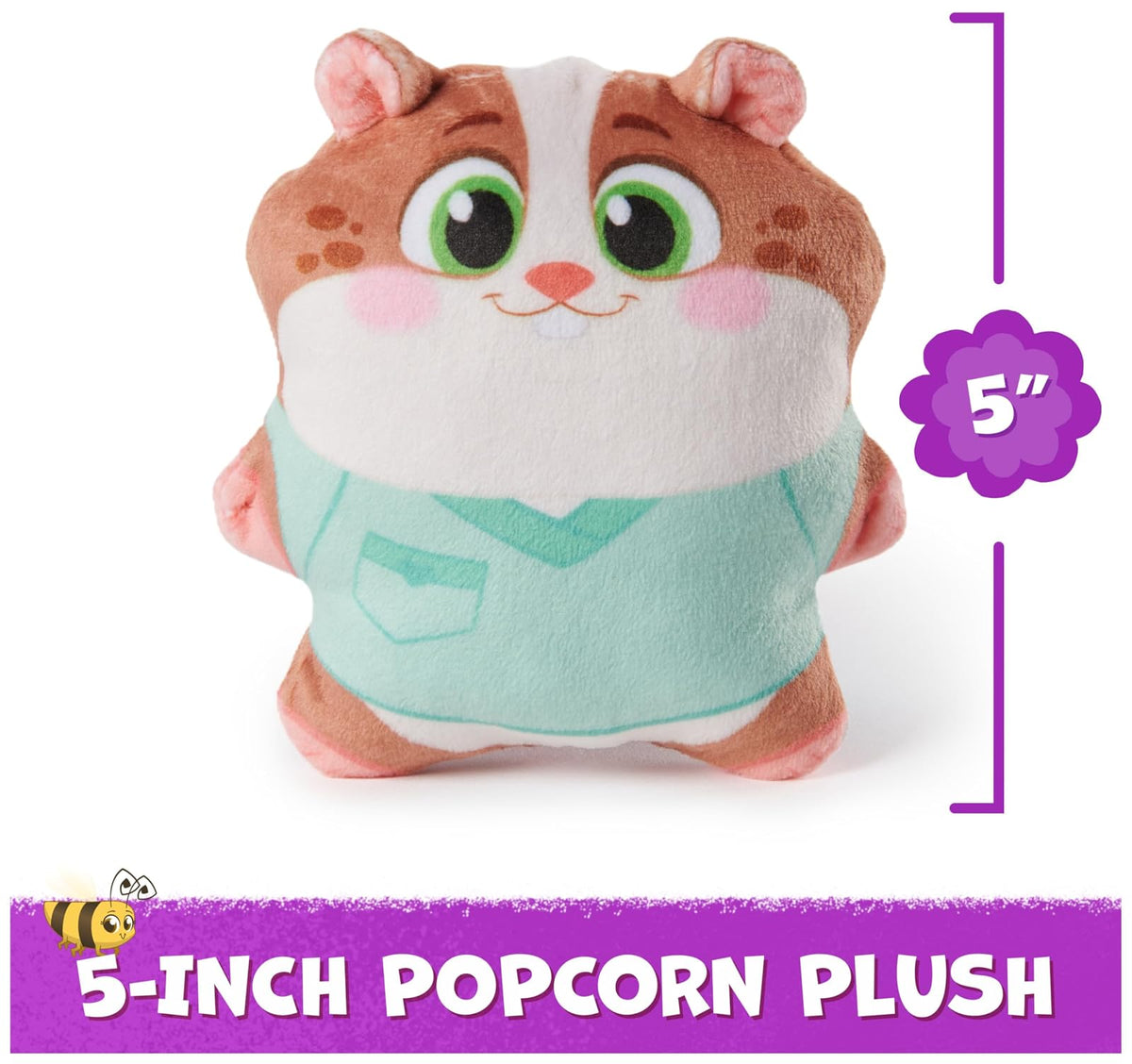 Vida The Vet, Bolsa de Veterinario con 5 Accesorios de Kit médico Veterinario, 1 Juguete de Peluche de Palomitas de maíz y Pegatinas, para Juego de Disfraces, Juguetes para niños para niñas y niños a