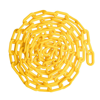 US Weight Cadena de Seguridad de Plástico Amarillo 2 x 100 Pies Resistente UV