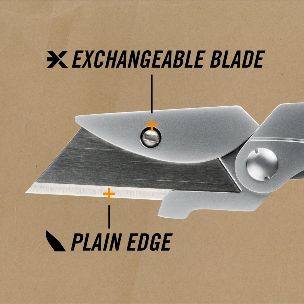 Gerber Gear EAB Lite Cuchillo de afeitar de bolsillo con clip para dinero, cuchillo plegable de acero inoxidable EDC Gear con cuchilla cortadora de caja para llevar todos los días