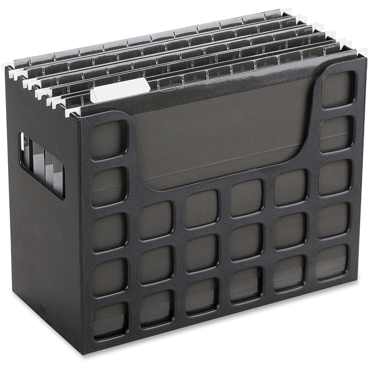 Pendaflex Decoflex Desktop File, 9 1/2" H x 12 1/4" W x 6" D, Black (23013)