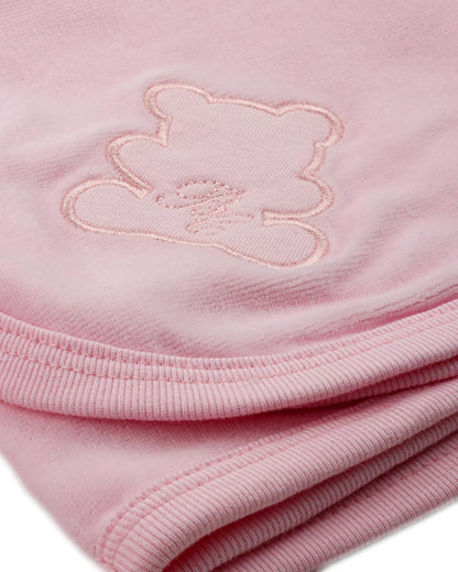 Baby Creysi Cobija Manga Larga Mameluco para Bebé Niña Pack de 3 Algodón Hipoalergénico, Rosado, 9 Meses