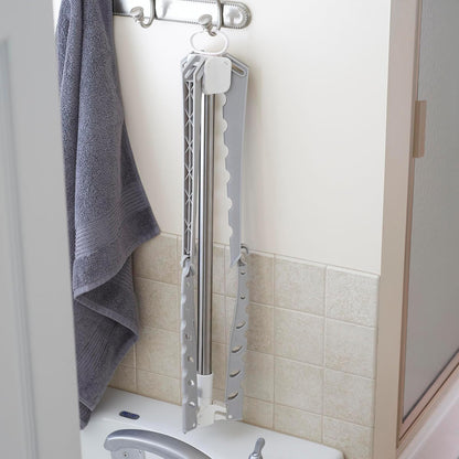 Household Essentials 5006-1 Simple Indoor Tripod Clothes Drying Rack with Carrying Handle for Laundry | Grey, Small,