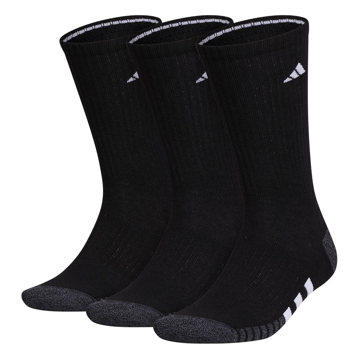 adidas Originals Calcetines Crew Azul (Paquete de 3) para Hombre - G - Negro - Onix Gris - Blanco