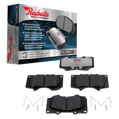 Raybestos EHT1322 Element3 EHT Pastilla de Freno Delantera de Repuesto para Audi A4, A5, A6 y Q5