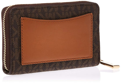Michael Kors Jet Set - Funda de piel para tarjetas, talla única