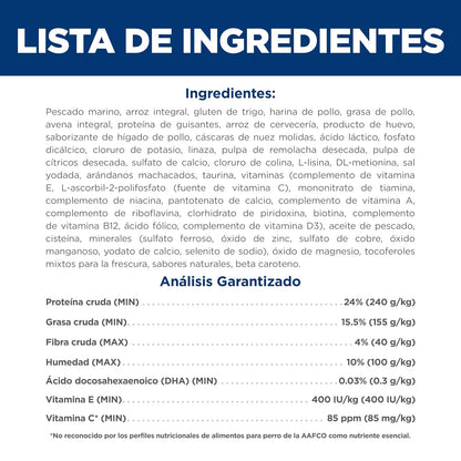 Hill's Science Diet Croquetas para Gatito Sabor Pescado 1.5Kg | Croquetas Hill's para gato, pescado marino, crecimiento sano, desarrollo cerebral con DHA, soporte inmunológico