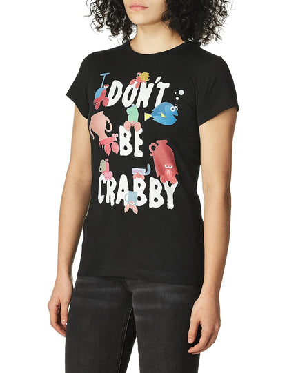 Fifth Sun Finding Dory Don't Be Crabby Graphic Crew tee Camisa Mujer