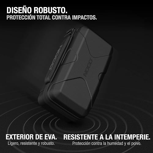 NOCO GBC101 Estuche de Protección de Goma EVA Boost X para Arrancadores de Emergencia de Litio GBX45 UltraSafe