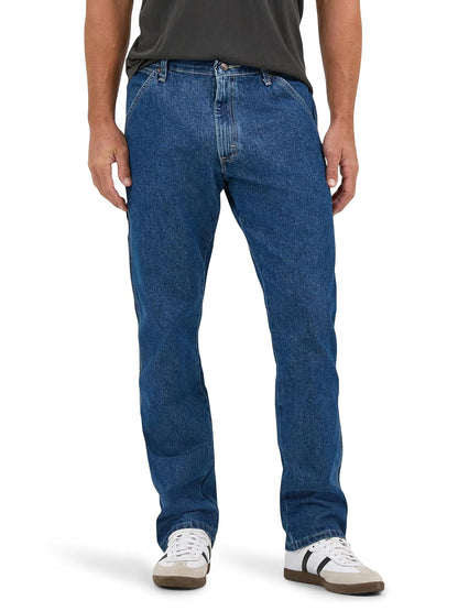 Wrangler Authentics Pantalón de Mezclilla Clásico 5 Bolsillos para Hombre - 46W x 30L - Piedra retro