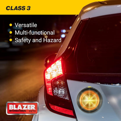 Mini barra giratoria de luces ámbar Blazer C45AW. Paquete de 1, Amber Led Magnetic Warning Beacon - Pack of 1, Beacon