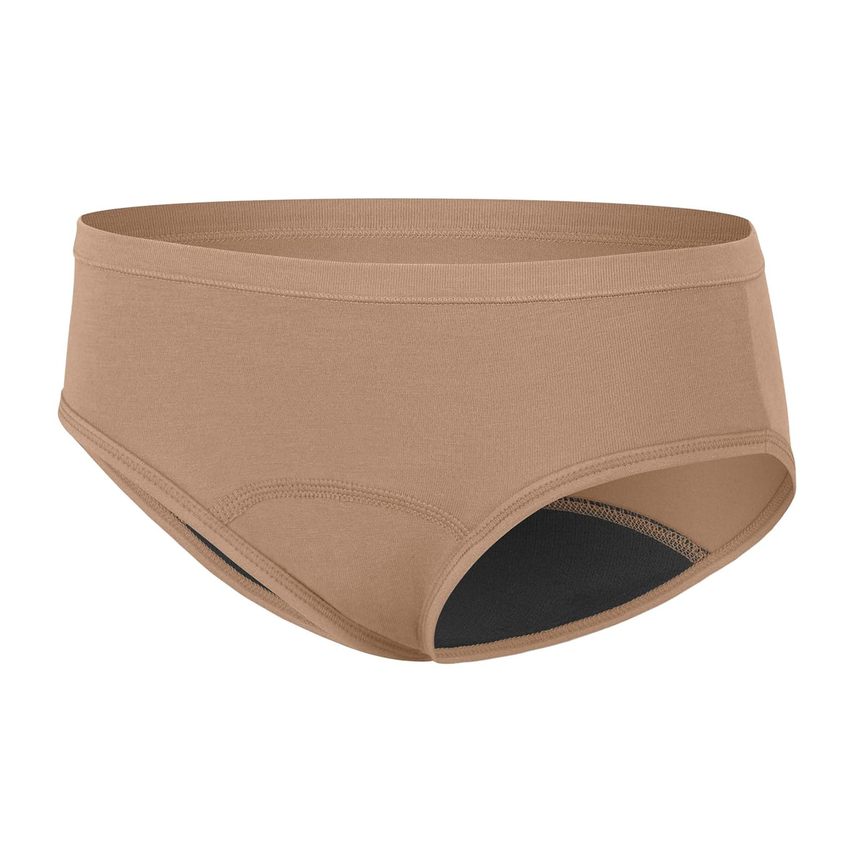 Hanes Girls Period Underwear Boxer Briefs, Comfort Period Boxer Brief Panties for Girls, Moderate Protection