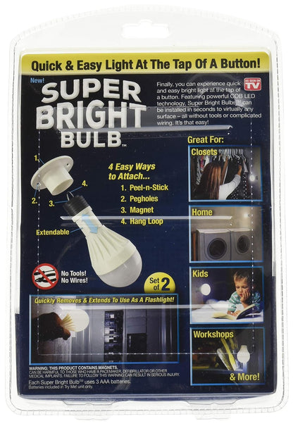 foco LED inalámbrica súper brillante, color blanco