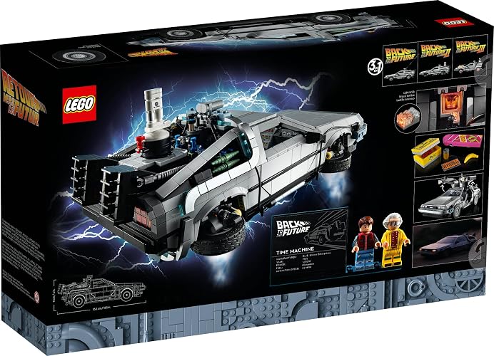 Lego - MÁQUINA del Tiempo Regreso AL Futuro Delorean