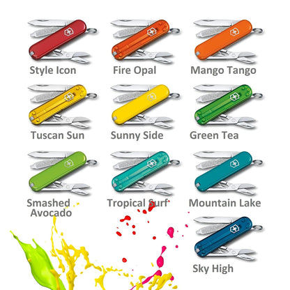 Victorinox Navaja Classic Colors, 7 Usos, Tropical Surf, 58 mm