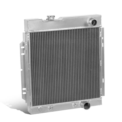 DNA Motoring RA-FM64-3 Radiador de Carreras de Aluminio, Metálico
