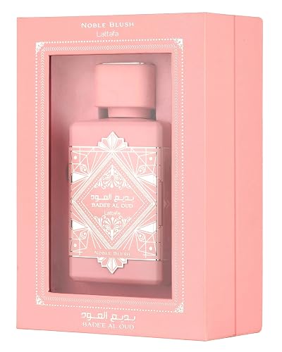 Lattafa Badee Al Oud Noble Blush Eau de Parfum Spray for Unisex, 3.4 Ounce